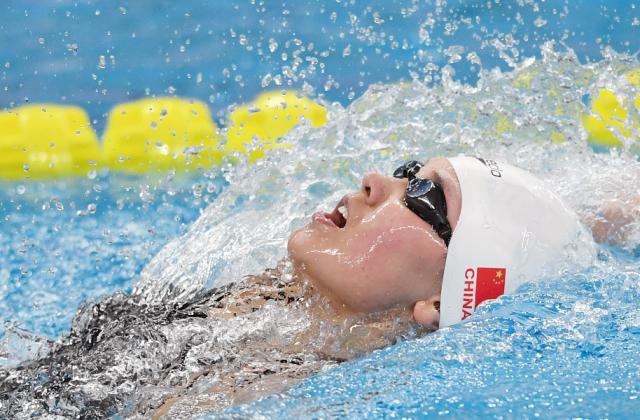 kaiyun-张雨霏完成今日第三赛 中国泳队多个单项完成晋级